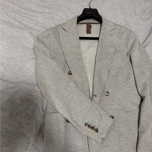 Eleventy Stone Grey Soft Jacket